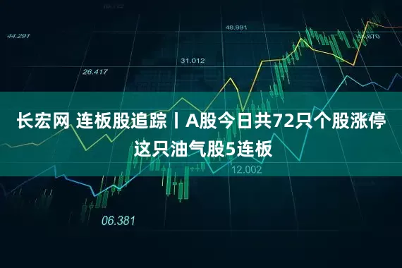 长宏网 连板股追踪丨A股今日共72只个股涨停 这只油气股5连板